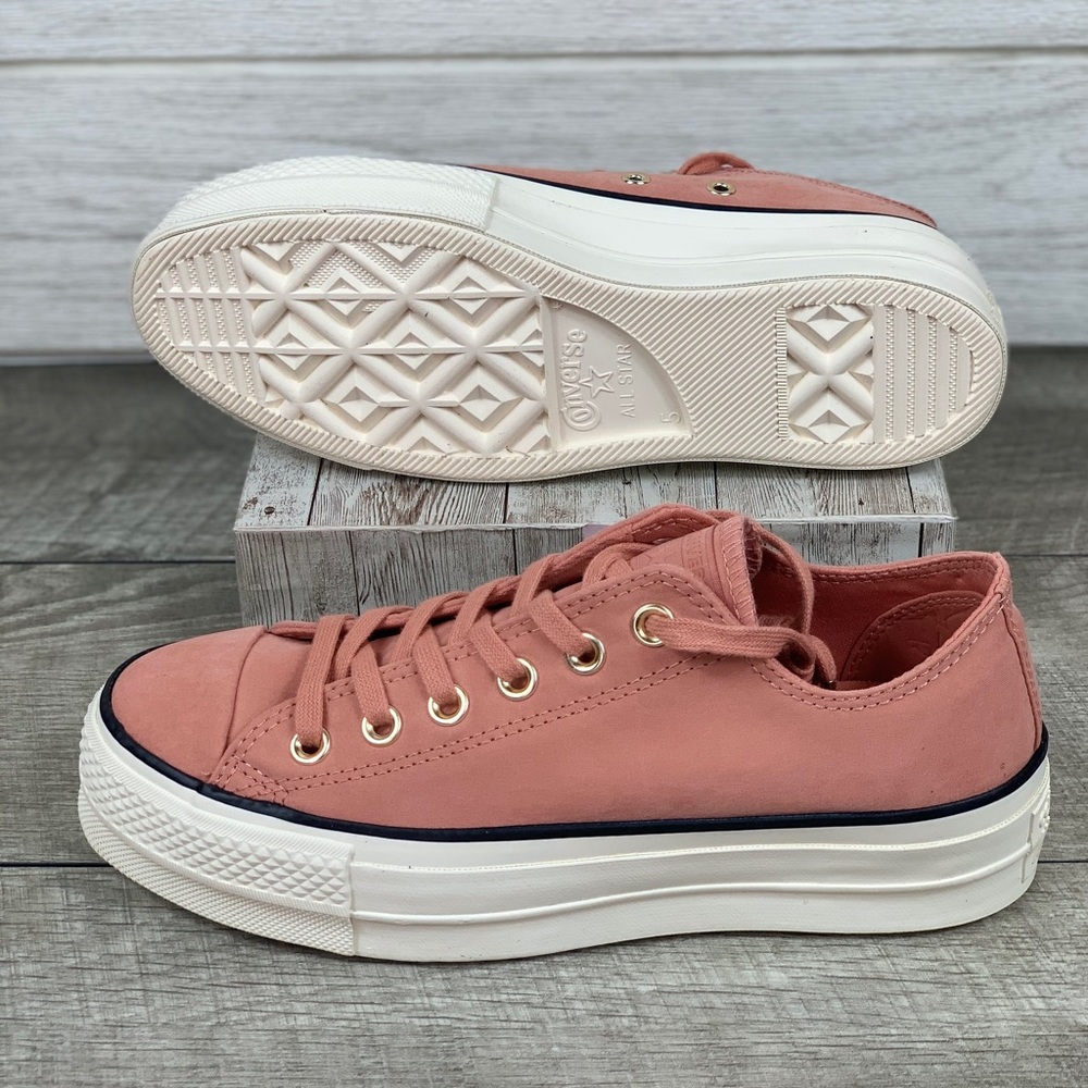 Converse CTAS LIFT OX Pink Blush/ Black/Egret - Picture 6 of 6